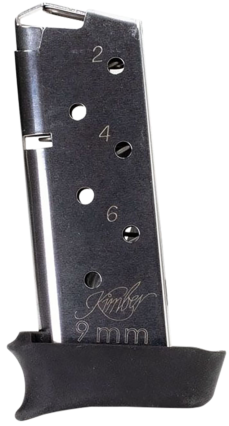 Kimber Micro 9 7rd Magazine with Hogue Grip Extender, Stainless - 4000905