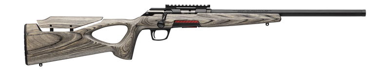 Winchester Xpert Thumbhole Target 17 HMR 18" 9+1 Rifle, Matte Blued/Gray Laminate - 525227270