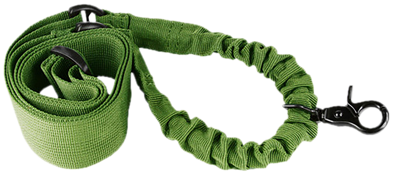 Aim Sports One Point Bungee Rifle Sling, Green - AOPSG