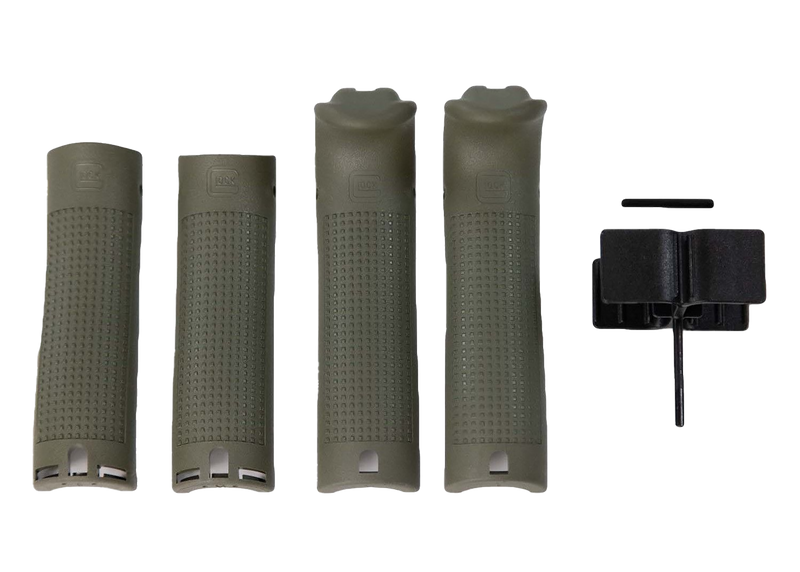 Glock 39841 Backstrap/Beavertail Set, Battlefield Green Polymer - 39841