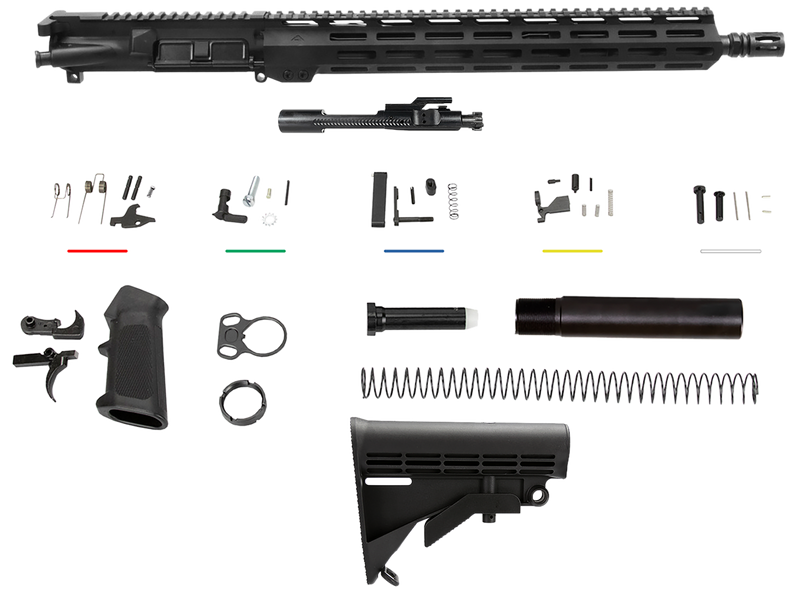 Aim Sports AR5CUB5 Complete Build Kit 5.56x45mm NATO 16" Black Anodized - AR5CUB5