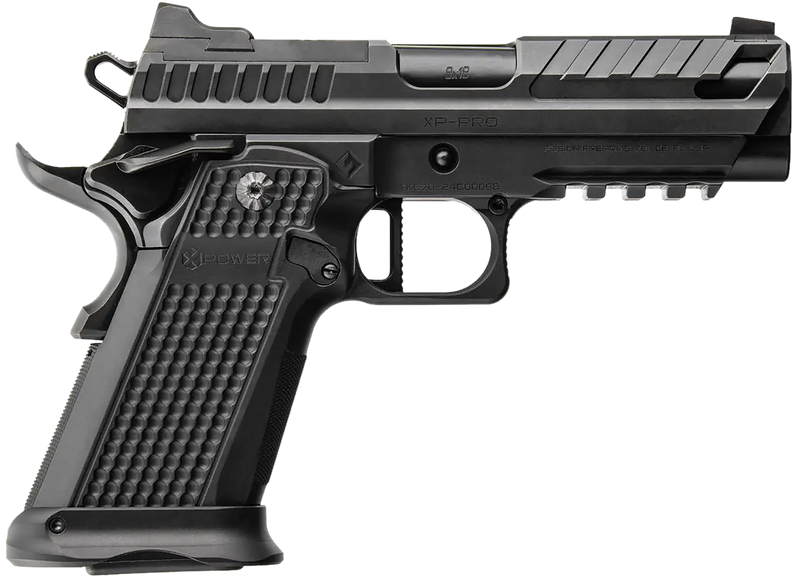 Fusion Firearms XP Pro 9mm 4" 17rd Semi-Auto Pistol, Black Tenifer - XP9BLK