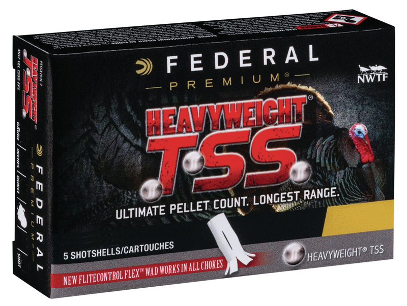 Federal Premium Heavyweight TSS Plastic 410 Gauge 3" 13/16 oz #9 Shot 5 Round Box - PTSS419F9