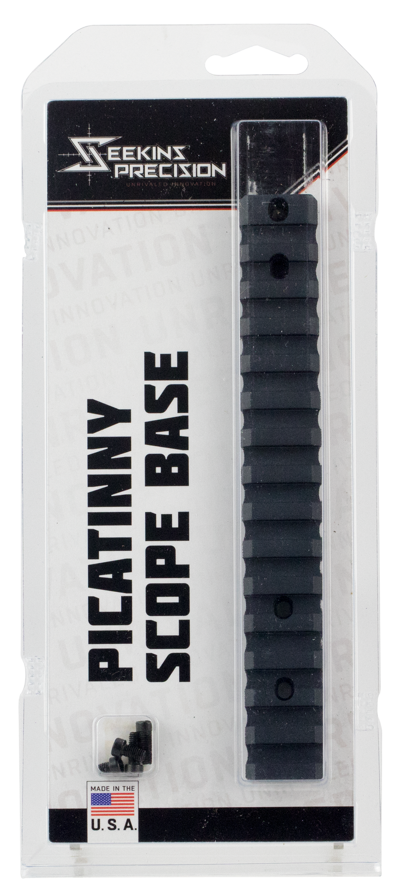 Seekins Precision MOA Scope Base, Remington 700 Short Action 20 MOA, Black Anodized - 0010710019