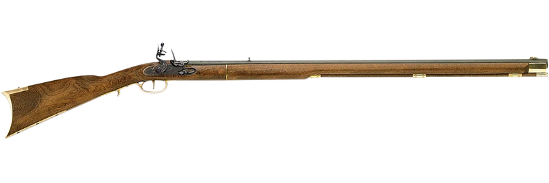 Traditions Kentucky Rifle 50 Cal Flintlock 33.5" Blued/Hardwood - R2010