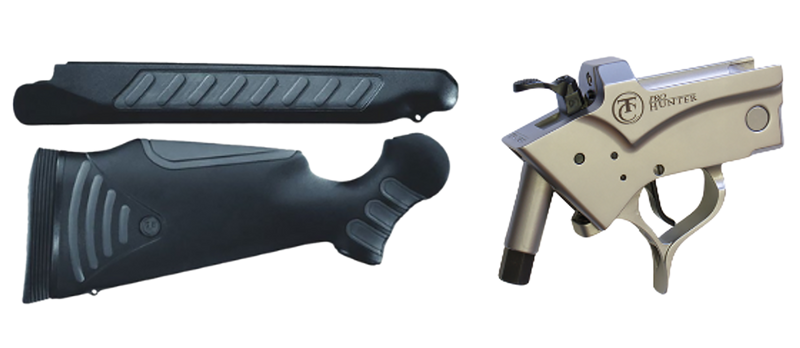 Thompson Center Arms Encore Pro Hunter Rifle Frame, Stainless Steel/Black FlexTech - 1880R