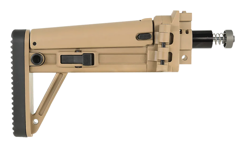 B&T MBT Adjustable Folding Stock, Coyote Tan Polymer - 361639CT