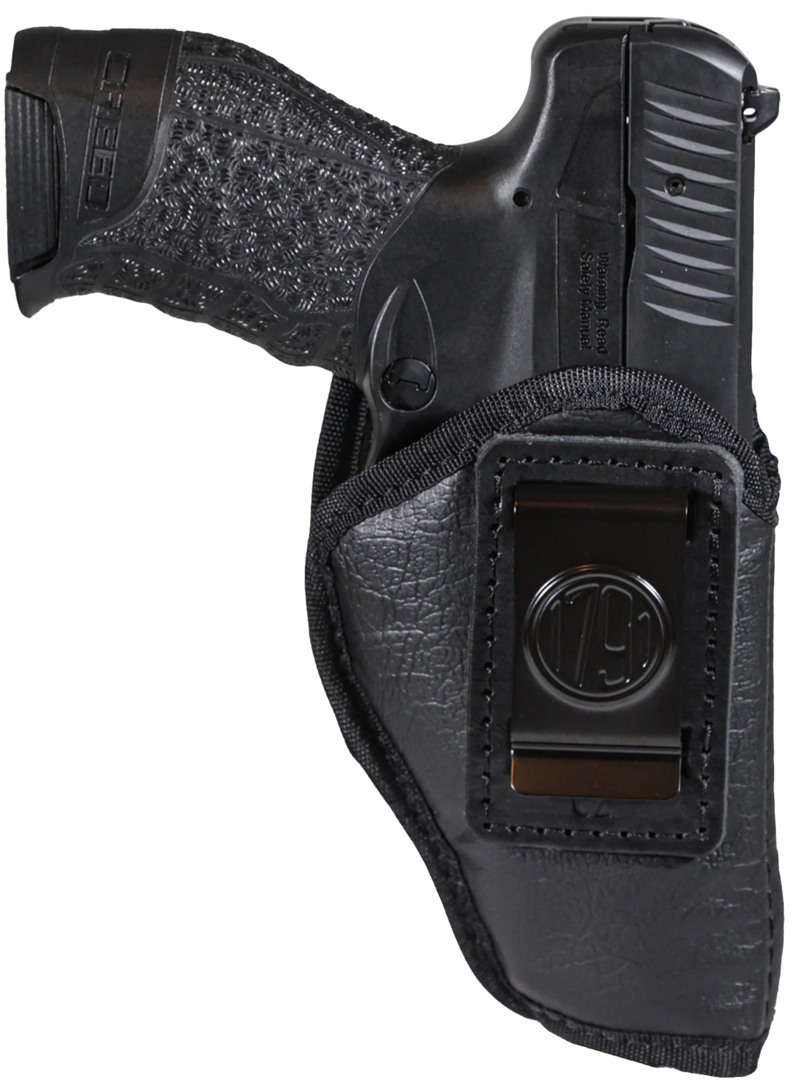 1791 Gunleather EcoCarry IWB Holster, Black Right Hand - ECOC2BLKR