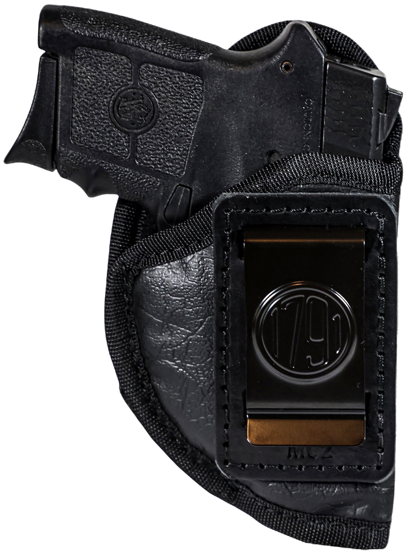 1791 Gunleather EcoCarry IWB Holster Micro Compact Black Right Hand - ECO-MC2-BLK-R