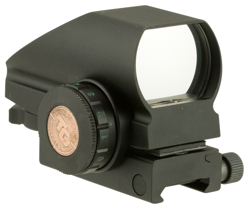 Truglo Tru-Brite 1x 34mm Illuminated Multi-Reticle Red/Green Dot Sight, Black - TG8380BN