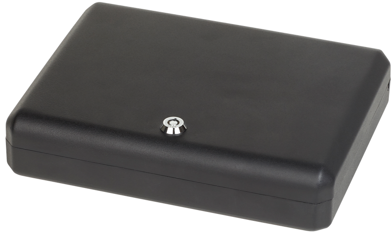 Bulldog Personal Vault Large Key Entry Black Steel - BD1128