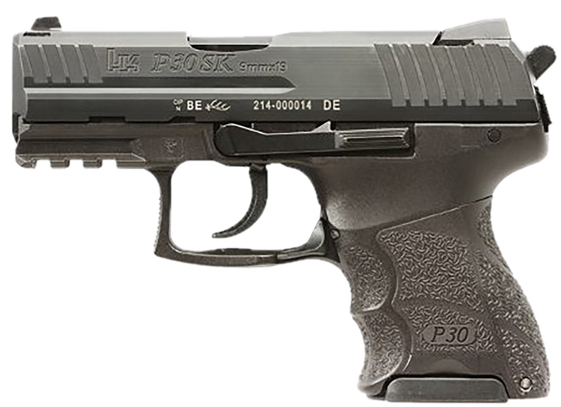 Heckler & Koch P30SK V3 9mm 3.27" 10+1 Pistol, Black - 81001108