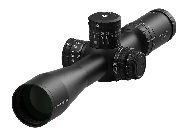 ARKEN SH4J-6240VHR VHR 6-24x50 FFP Riflescope, 34mm Tube - SH4J-6240VHR