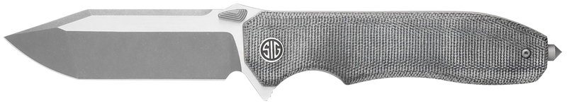 Sig Sauer Knives Validus Folding Knife, Salt & Pepper Canvas Micarta - VA9SBT