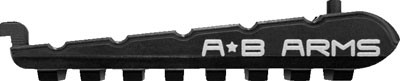 American Built Arms Company T Rail Picatinny Rail Section for IWI Tavor, Black - ABATRAILA