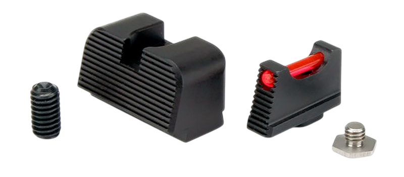 Zaffiri Precision Suppressor Height HD Fiber Optic Sights, Black - SUP.SIGHTS