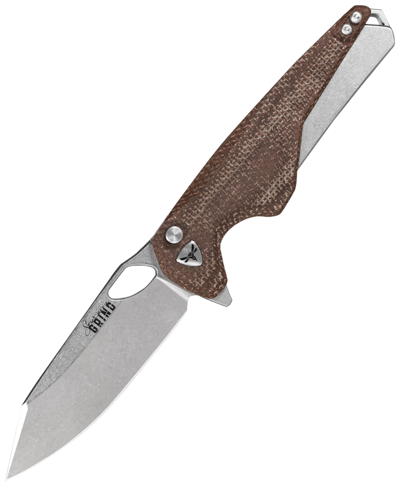 Southern Grind Hornet Folding Knife, Natural Micarta - SG13400025