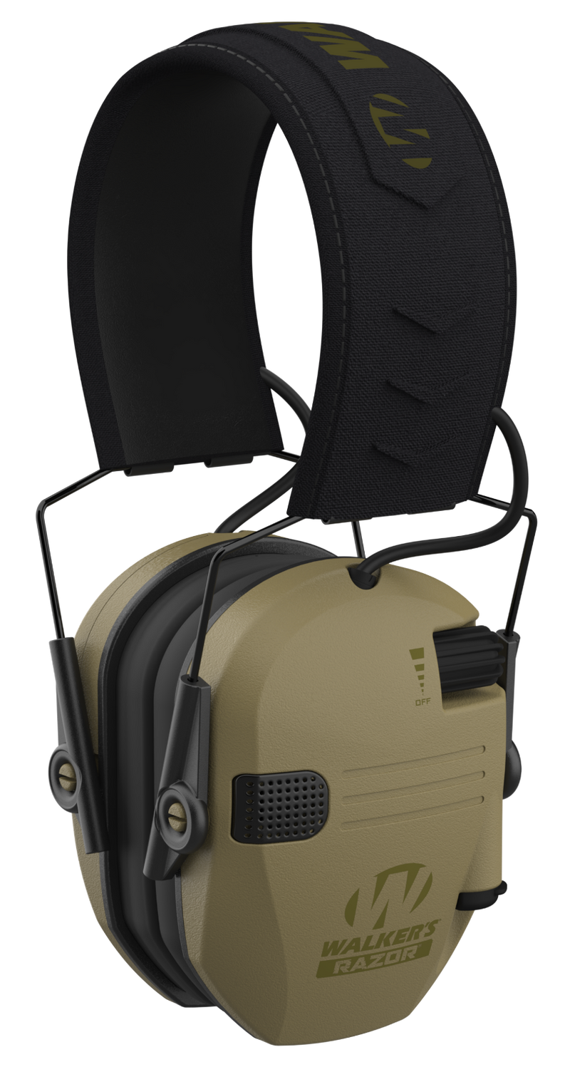 Walker's Razr Slim Electronic Muffs, Odg - GWPRSEMODG