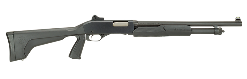Stevens 320 Security 12 Gauge 18.5" 5+1 Pump Action Shotgun, Matte Black - 19495