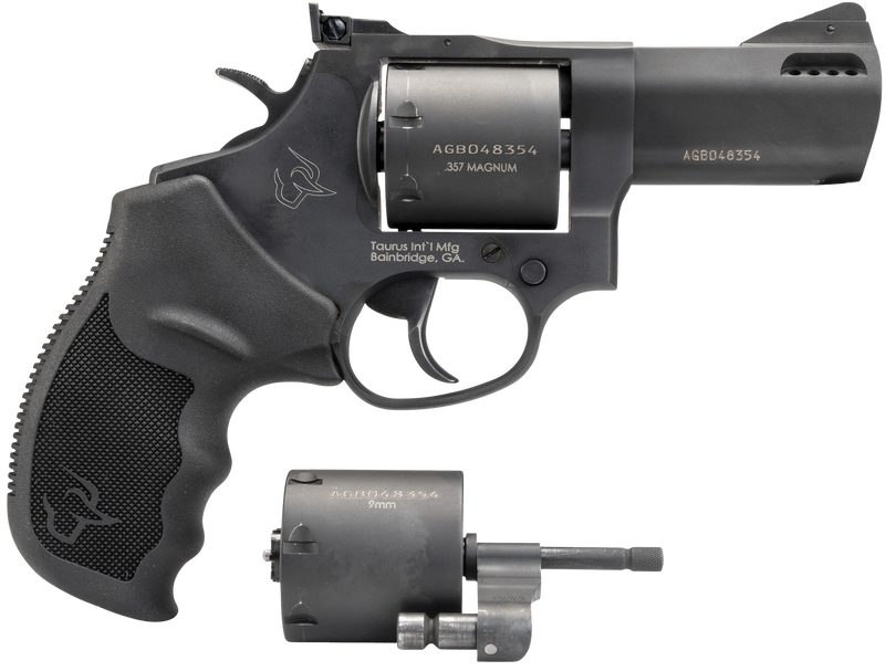 Taurus 692 .38 Special/.357 Magnum/9mm 3" 7rd Revolver, Matte Black - 2-692031