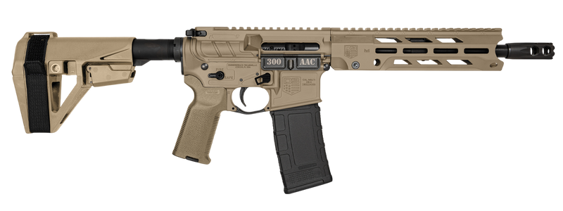 Diamondback DB15 Obsidian 300 AAC Blackout 10.5" 30rd AR Pistol, Flat Dark Earth - DB1984B061