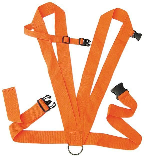 Allen Deer Drag Dual Harness, Orange - 33