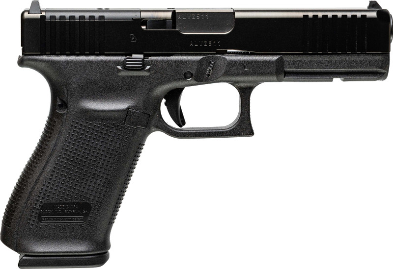Glock 20 V MOS 10mm Semi-Automatic Pistol, Black - 20