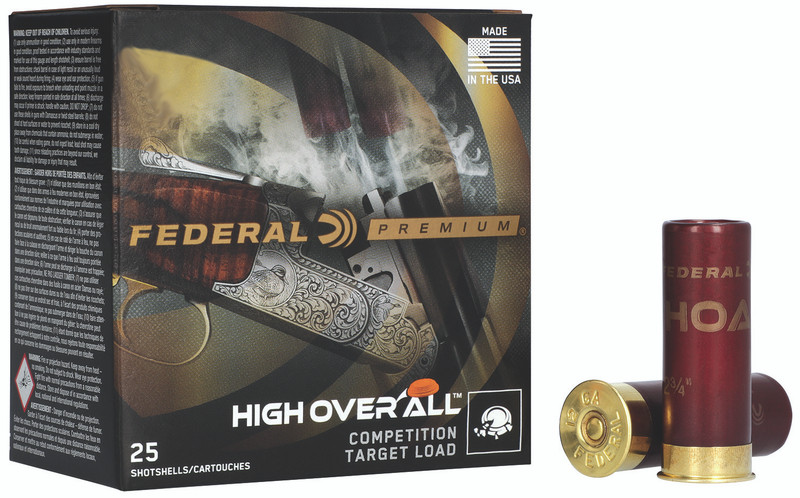 Federal Premium High Over All 20 Gauge 2.75" 7/8oz #9 Shot 25 Round Box - HOA20H9