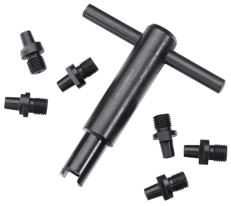 Pietta Revolver Nipple Wrench with #10 Cap Nipples, Black - AC020+060