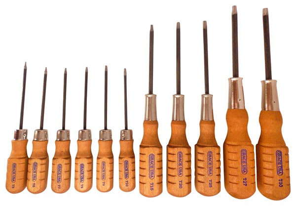 Grace USA Torx Head Screwdriver Set of 11 - GRSDSTAR11
