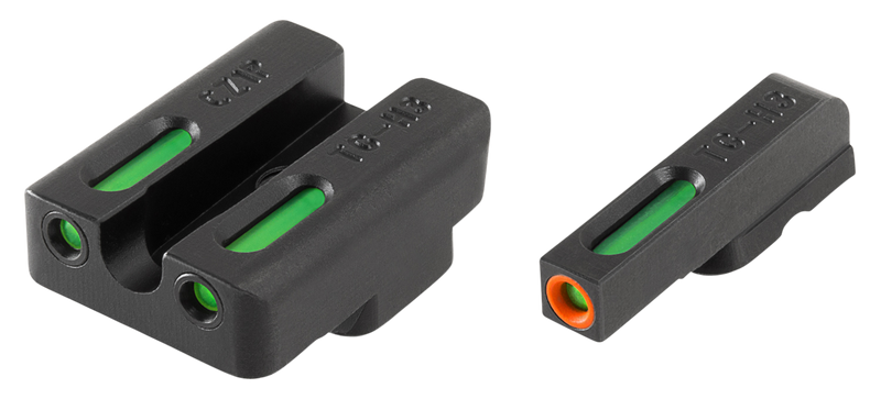 Truglo TFX Pro Tritium/Fiber-Optic Night Sights, Black - TG13WA2PC