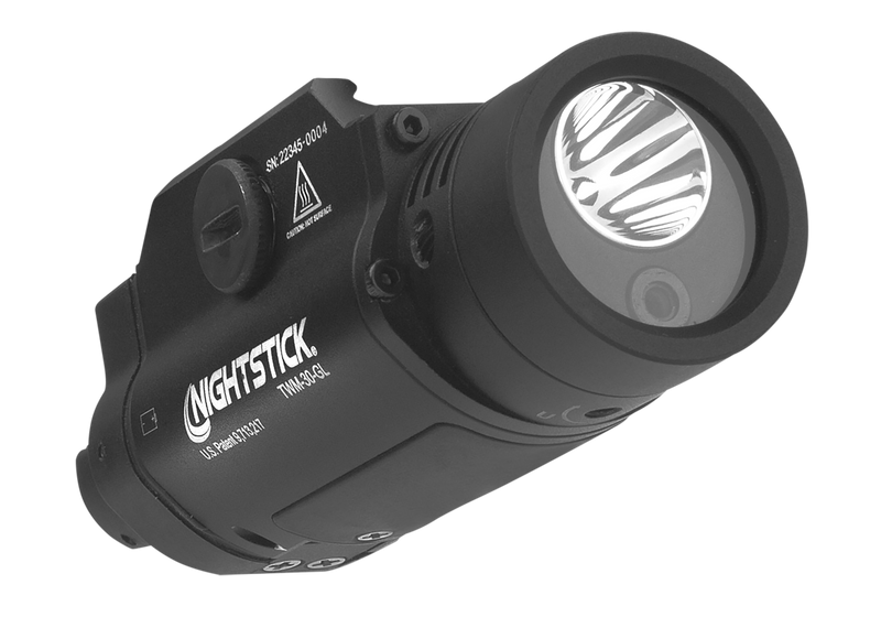 Bayco Nightstick TWM-30-GL Tactical Weapon-Mounted Light with Green Laser, Black - TWM-30-GL