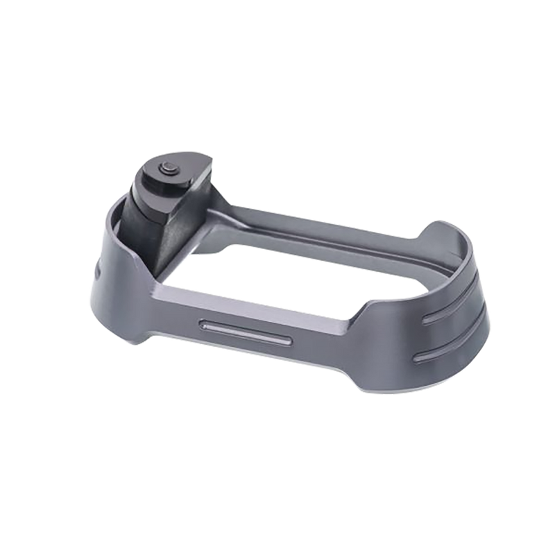 Tyrant CNC Magwell Glock 43x/48 Grey Aluminum - TDG48MWGREY