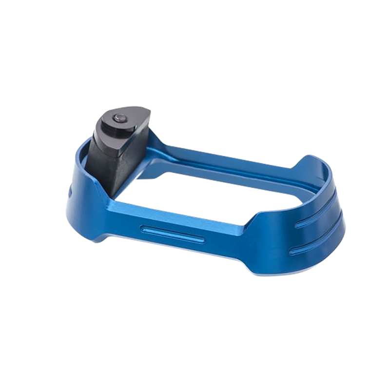 Tyrant CNC Magwell Glock 43x/48 Blue Aluminum - TDG48MWBLUE