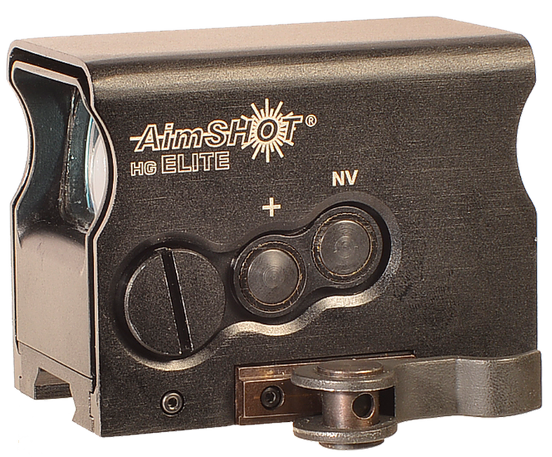 AimShot HG Elite 1x34mm 2 MOA Green Dot/65 MOA Circle Reflex Sight, Black - HGELITECGREE
