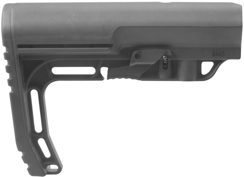 Mission First Tactical Battlelink Minimalist Stock Collapsible, Black - BMS