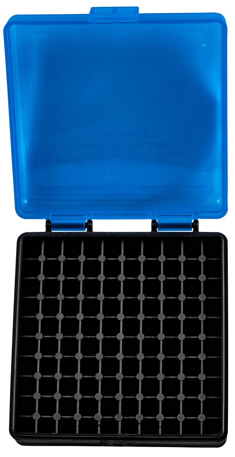 Berry's Mfg Polypropylene .22 LR 100 Round Ammo Box Blue/Black - 83500