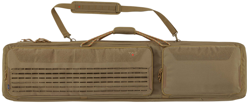 Tac Six Unit Tactical Rifle Case, Coyote 600D Polyester 2-Rifle Capacity - 10844