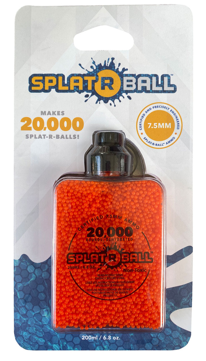 Splat R Ball Water Beads 7-7.5mm Polymer 20,000 Count - 950022
