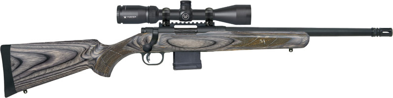 Mossberg MVP Patrol Series 223 Rem 16.25" 10+1 Bolt-Action Rifle, Matte Blue - 27705