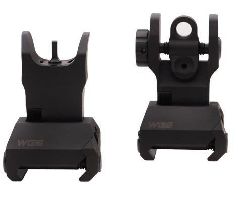 Williams Gunsight Co. Blackout AR-15 Picatinny Rail Folding Sight Set - 655133