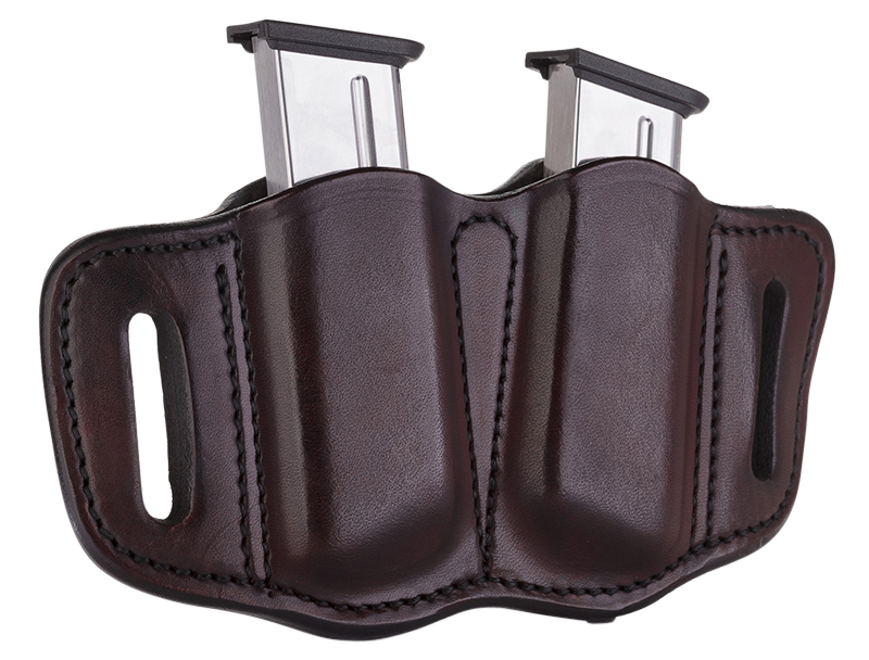 1791 Gunleather M2.1 Double Mag Carrier Signature Brown - MAG21SBRA