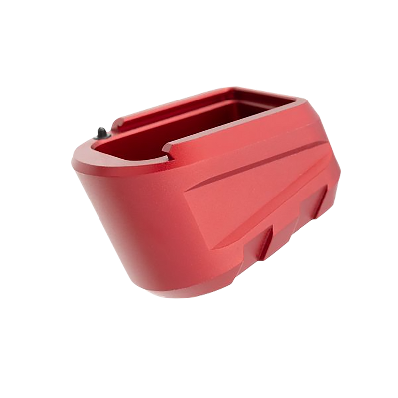 Tyrant CNC Magazine Extension 9mm Sig P365 X Macro 3rd Red - TDP365MAGEXRED