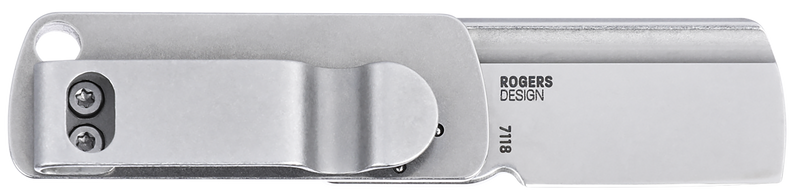 Columbia River Knife & Tool Box Key EDC Folding Knife, Silver - 7118