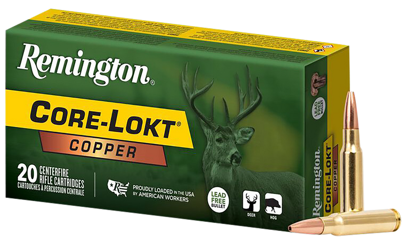 Remington Core-Lokt Copper 308 Win 150gr Copper Hollow Point Rifle Ammunition - R27854