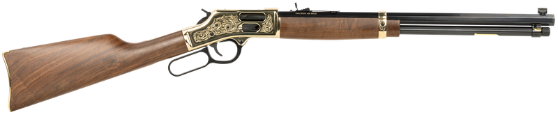 Henry Big Boy Deluxe .45 Colt 20" 10+1 Lever Action Rifle, Polished Brass - H006GCD