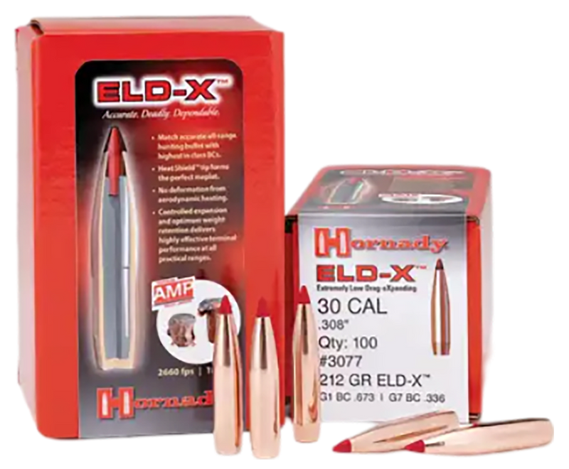 Hornady ELD-X 6.5mm .264 143 Grain Reloading Bullets - 2635