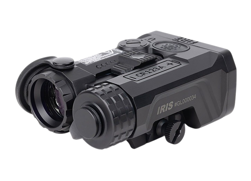 Holosun Iris 3 Red and IR Laser with IR Illuminator, Black - IRISRD3