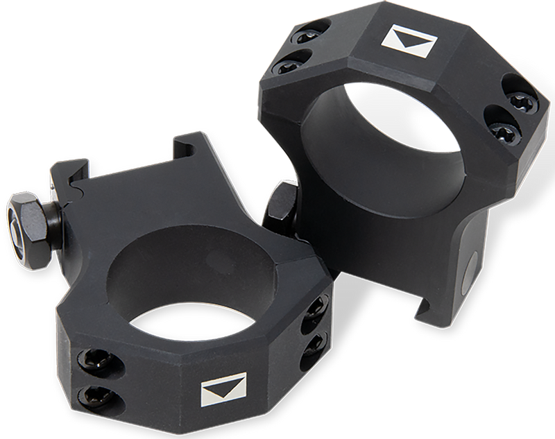Steiner T-Series 30mm High Scope Rings, Matte Black - 5962