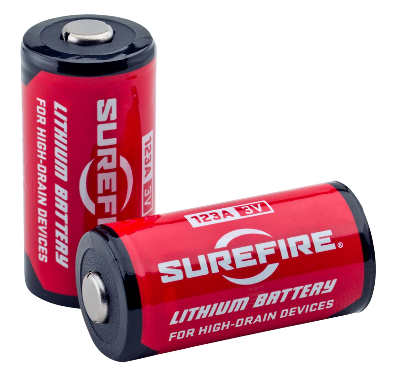 SureFire 123A Batteries Red/Black 3.0V 1500mAh (6-Pack) - SF6BC